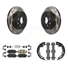 Transit Auto KDA-103493 Disc Brake Kit for 2014-2023 Nissan Rogue Sport, Nissan Rogue, Nissan Qashqai - Rear product image
