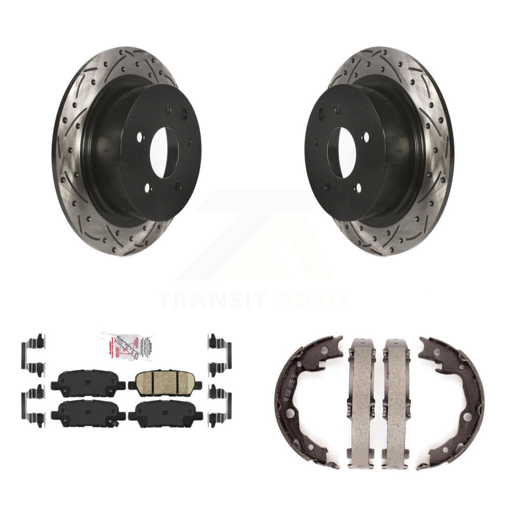 Transit Auto KDA-103494 Disc Brake Kit for 2007-2019 Nissan Juke, Nissan Sentra - Rear product image