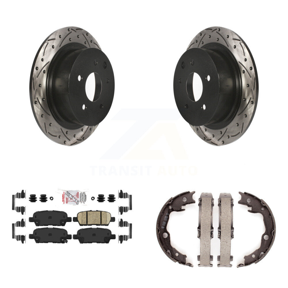 Transit Auto KDA-103495 Disc Brake Kit for 2007-2019 Nissan Juke, Nissan Sentra - Rear product image