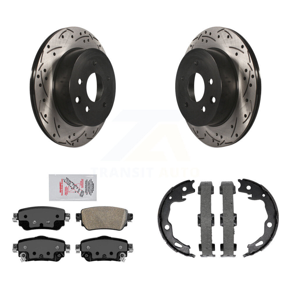 Transit Auto KDA-103496 Disc Brake Kit for 2019 Nissan Rogue Sport - Rear product image