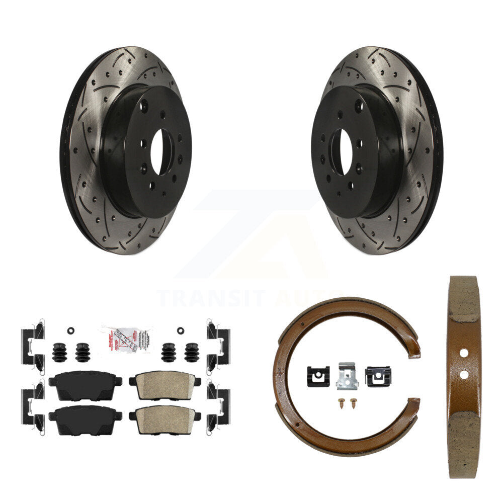 Transit Auto KDA-103498 Disc Brake Kit for 2007-2012 Mazda CX-9 - Rear product image