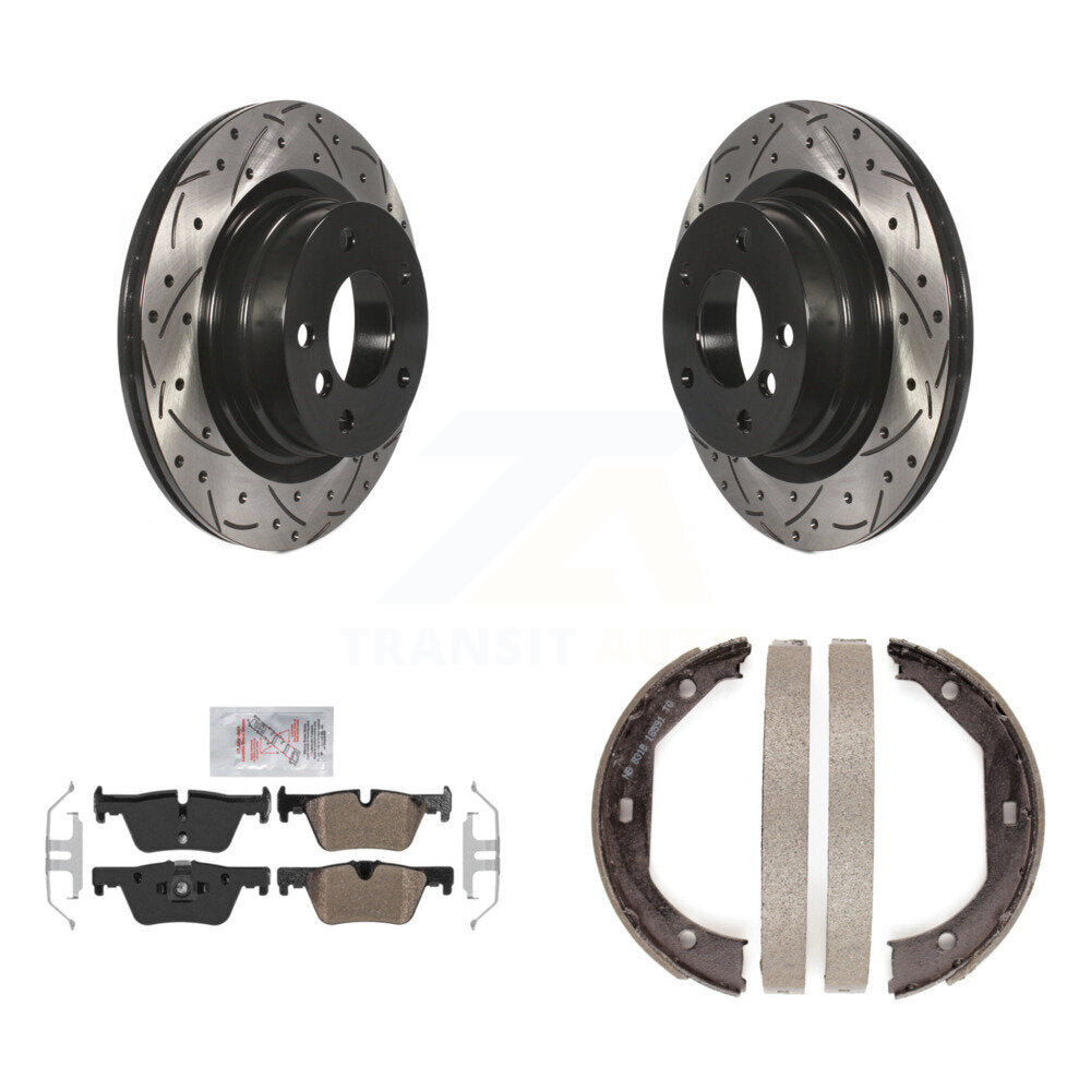 Transit Auto KDA-103499 Disc Brake Kit for 2012-2013 BMW 328i - Rear product image