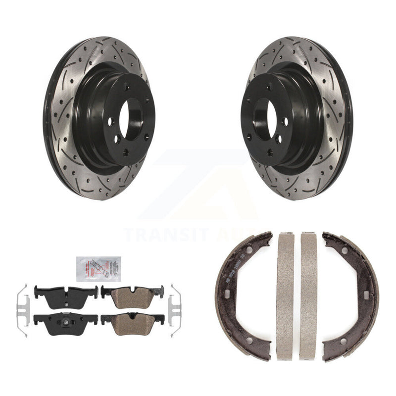 Transit Auto KDA-103499 Disc Brake Kit for 2012-2013 BMW 328i - Rear product image