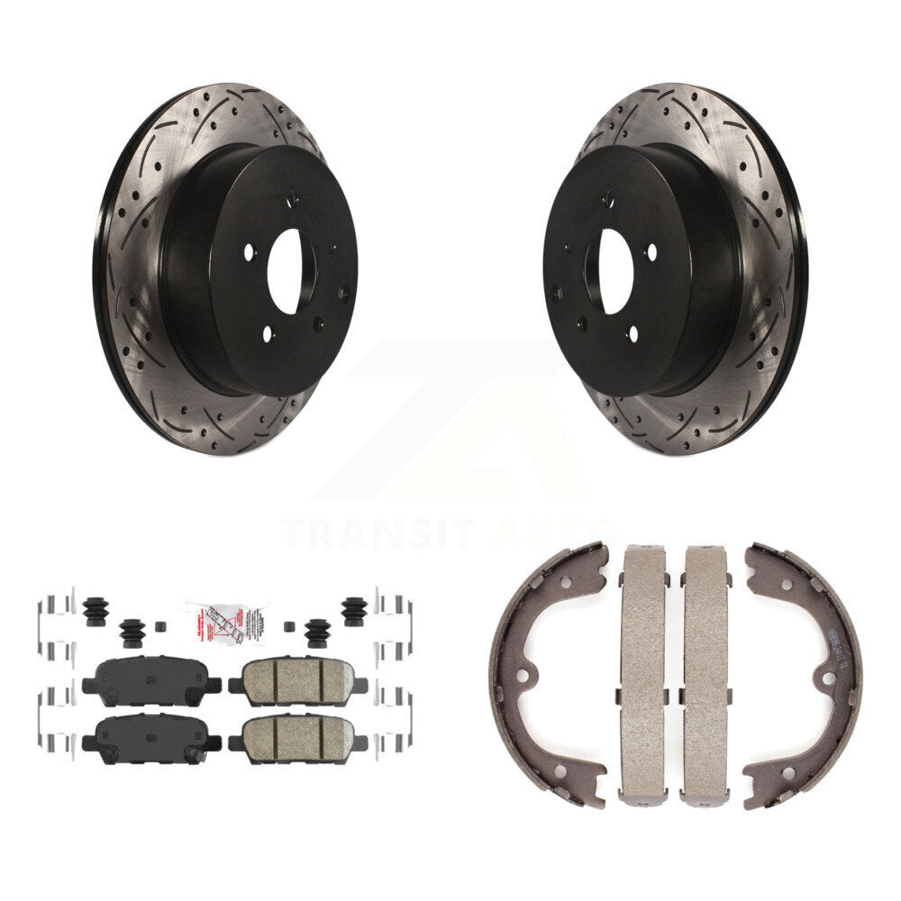 Transit Auto KDA-103501 Disc Brake Kit for 2009-2016 Nissan Quest, INFINITI JX35, Nissan Pathfinder & more - Rear product image