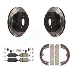 Transit Auto KDA-103501 Disc Brake Kit for 2009-2016 Nissan Quest, INFINITI JX35, Nissan Pathfinder & more - Rear product image