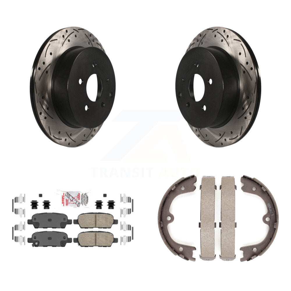 Transit Auto KDA-103502 Disc Brake Kit for 2009-2012 INFINITI FX35 - Rear product image