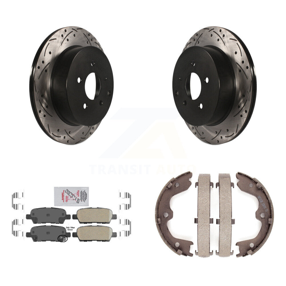 Transit Auto KDA-103504 Disc Brake Kit for 2003-2005 INFINITI FX35, INFINITI FX45 - Rear product image