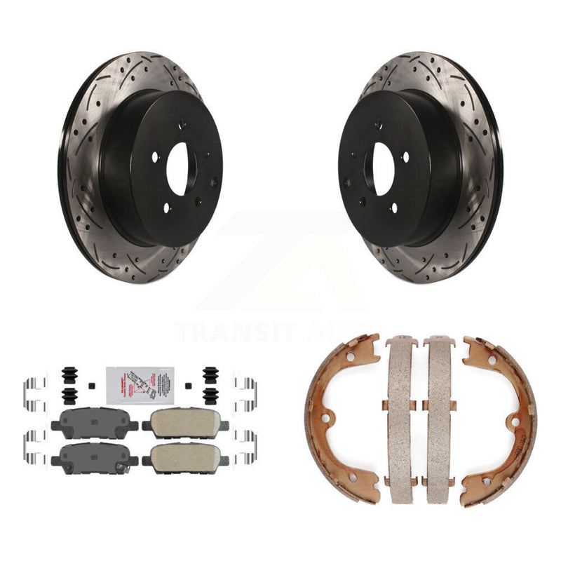 Transit Auto KDA-103507 Disc Brake Kit for 2004-2008 INFINITI FX35, INFINITI FX45, Nissan Quest - Rear product image