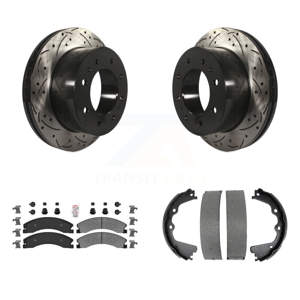 Transit Auto KDA-103514 Disc Brake Kit for 2011-2019 Chevrolet Suburban 3500 HD, Chevrolet Silverado 2500 HD, GMC Sierra 2500 HD - Rear product image