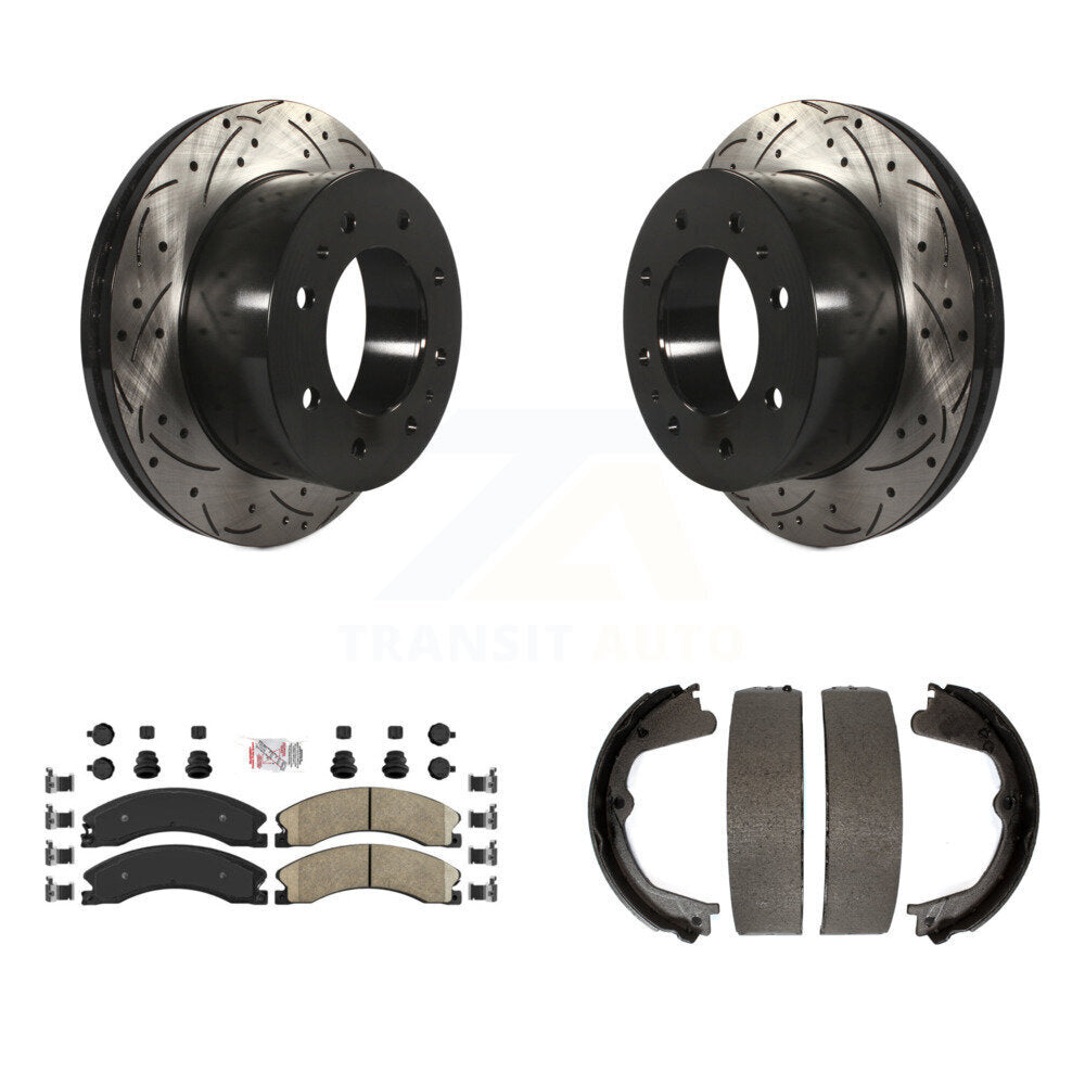 Transit Auto KDA-103516 Disc Brake Kit for 2011-2019 GMC Sierra 2500 HD, Chevrolet Suburban 3500 HD, Chevrolet Silverado 2500 HD - Rear product image