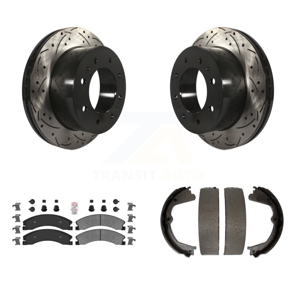 Transit Auto KDA-103517 Disc Brake Kit for 2011-2019 GMC Sierra 2500 HD, Chevrolet Suburban 3500 HD, Chevrolet Silverado 2500 HD - Rear product image