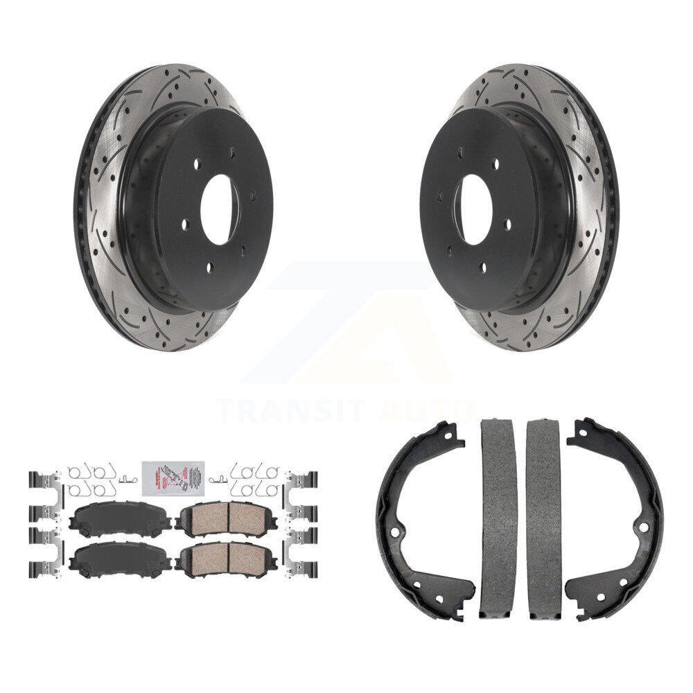 Transit Auto KDA-103520 Disc Brake Kit for 2017-2023 Nissan TITAN - Rear product image