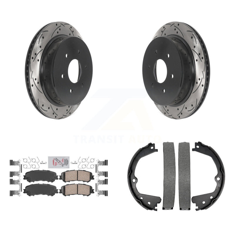 Transit Auto KDA-103520 Disc Brake Kit for 2017-2023 Nissan TITAN - Rear product image