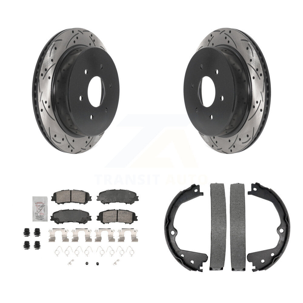 Transit Auto KDA-103521 Disc Brake Kit for 2017-2023 Nissan TITAN - Rear product image