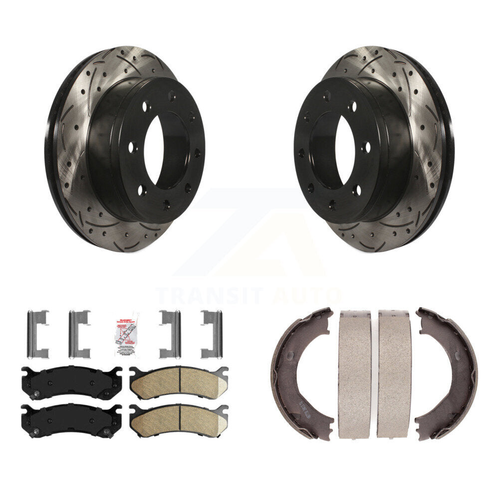 Transit Auto KDA-103522 Disc Brake Kit for 1999-2009 Chevrolet Silverado 1500 HD Classic, Chevrolet Suburban 2500, GMC Sierra 1500 HD Classic & more - Rear product image