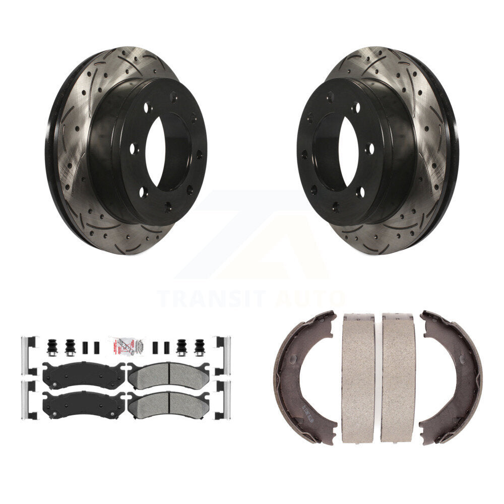 Transit Auto KDA-103523 Disc Brake Kit for 1999-2009 Chevrolet Silverado 1500 HD Classic, Chevrolet Suburban 2500, GMC Sierra 1500 HD Classic & more - Rear product image