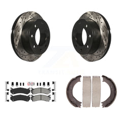 Transit Auto KDA-103523 Disc Brake Kit for 1999-2009 Chevrolet Silverado 1500 HD Classic, Chevrolet Suburban 2500, GMC Sierra 1500 HD Classic & more - Rear product image