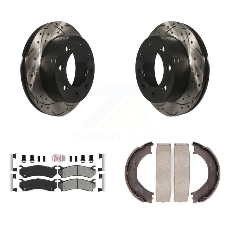 Transit Auto KDA-103523 Disc Brake Kit for 1999-2009 Chevrolet Silverado 1500 HD Classic, Chevrolet Suburban 2500, GMC Sierra 1500 HD Classic & more - Rear product image