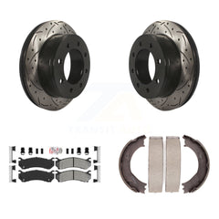 Transit Auto KDA-103525 Disc Brake Kit for 1999-2010 Chevrolet Suburban 2500, GMC Sierra 3500 HD, GMC Yukon XL 2500 & more - Rear product image