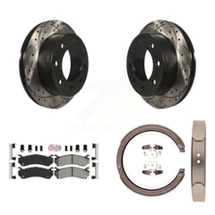 Transit Auto KDA-103527 Disc Brake Kit for 2001-2006 Chevrolet Silverado 1500 HD, GMC Sierra 1500 HD, GMC Sierra 2500 & more - Rear product image