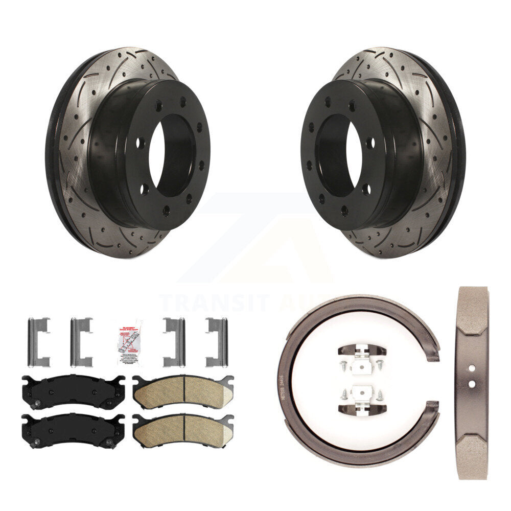 Transit Auto KDA-103528 Disc Brake Kit for 2003-2004 GMC Sierra 2500, GMC Yukon XL 2500 - Rear product image