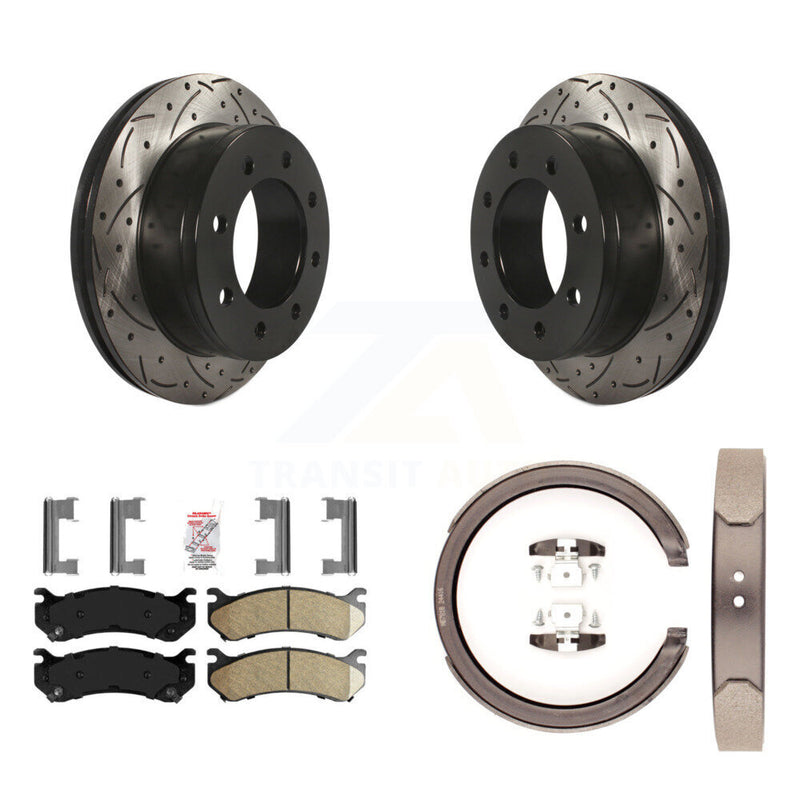 Transit Auto KDA-103528 Disc Brake Kit for 2003-2004 GMC Sierra 2500, GMC Yukon XL 2500 - Rear product image