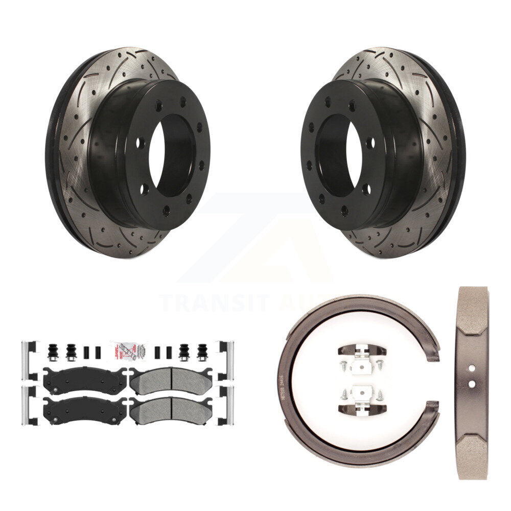 Transit Auto KDA-103529 Disc Brake Kit for 2003-2004 GMC Sierra 2500, GMC Yukon XL 2500 - Rear product image