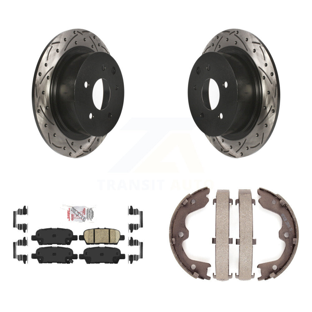 Transit Auto KDA-103530 Disc Brake Kit for 2002-2023 Nissan Altima, Nissan Maxima - Rear product image
