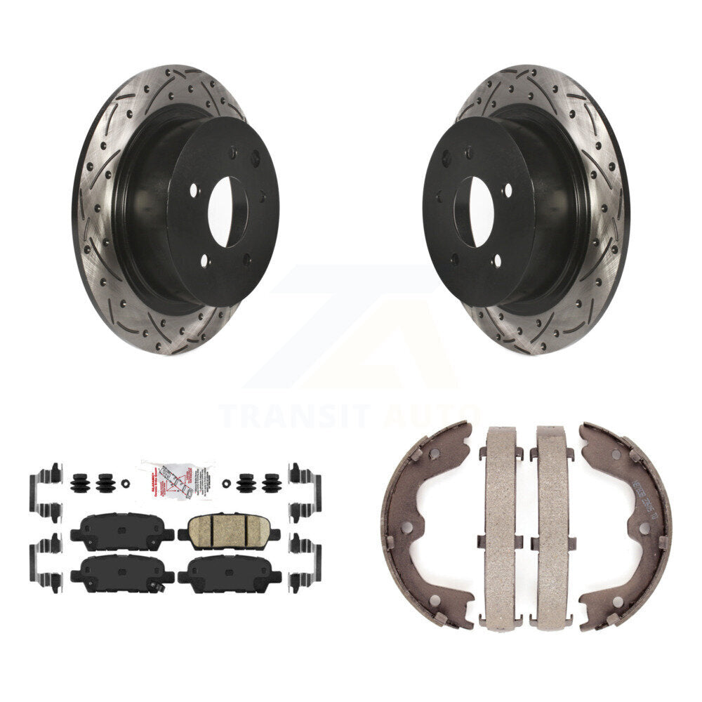 Transit Auto KDA-103531 Disc Brake Kit for 2002-2023 Nissan Altima, Nissan Maxima - Rear product image