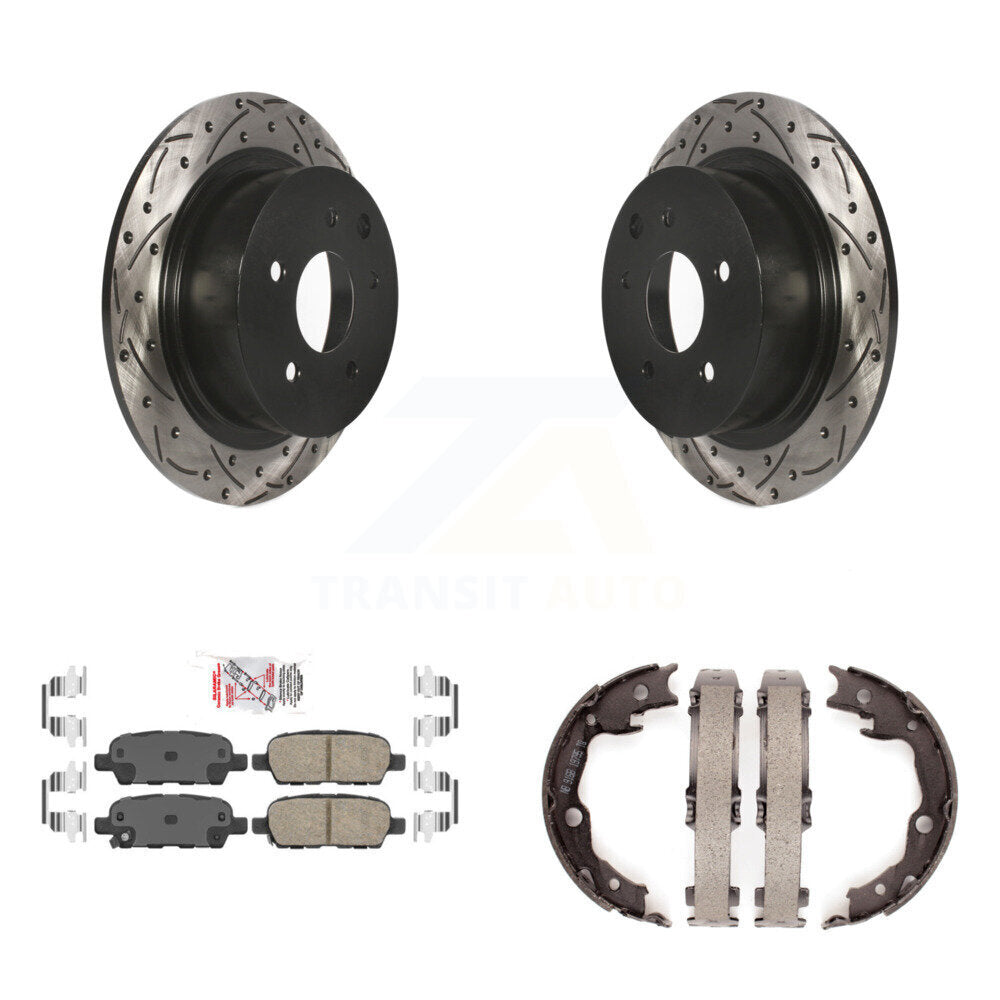 Transit Auto KDA-103533 Disc Brake Kit for 2007-2012 Nissan Sentra - Rear product image