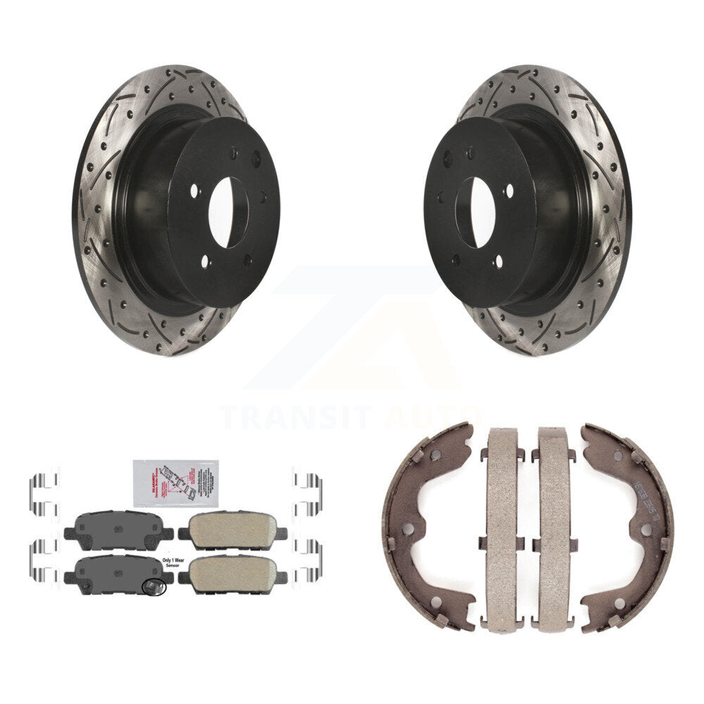 Transit Auto KDA-103535 Disc Brake Kit for 2002-2023 Nissan Altima, Nissan Maxima - Rear product image