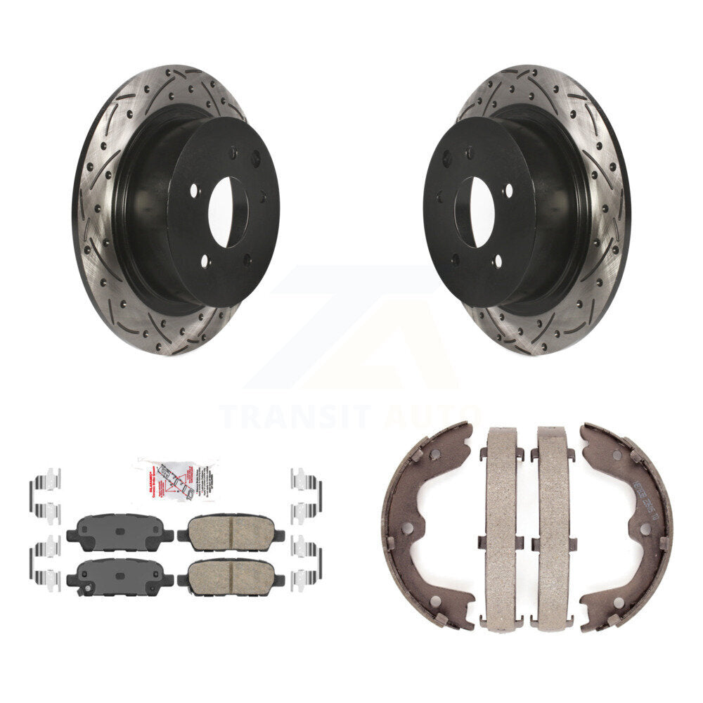 Transit Auto KDA-103538 Disc Brake Kit for 2007-2009 Nissan Altima - Rear product image