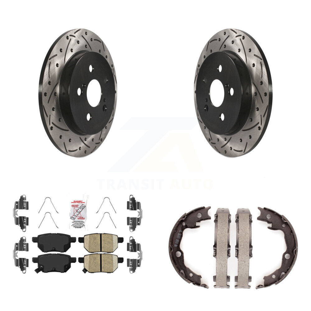 Transit Auto KDA-103539 Disc Brake Kit for 2009-2012 Pontiac Vibe, Toyota Matrix - Rear product image