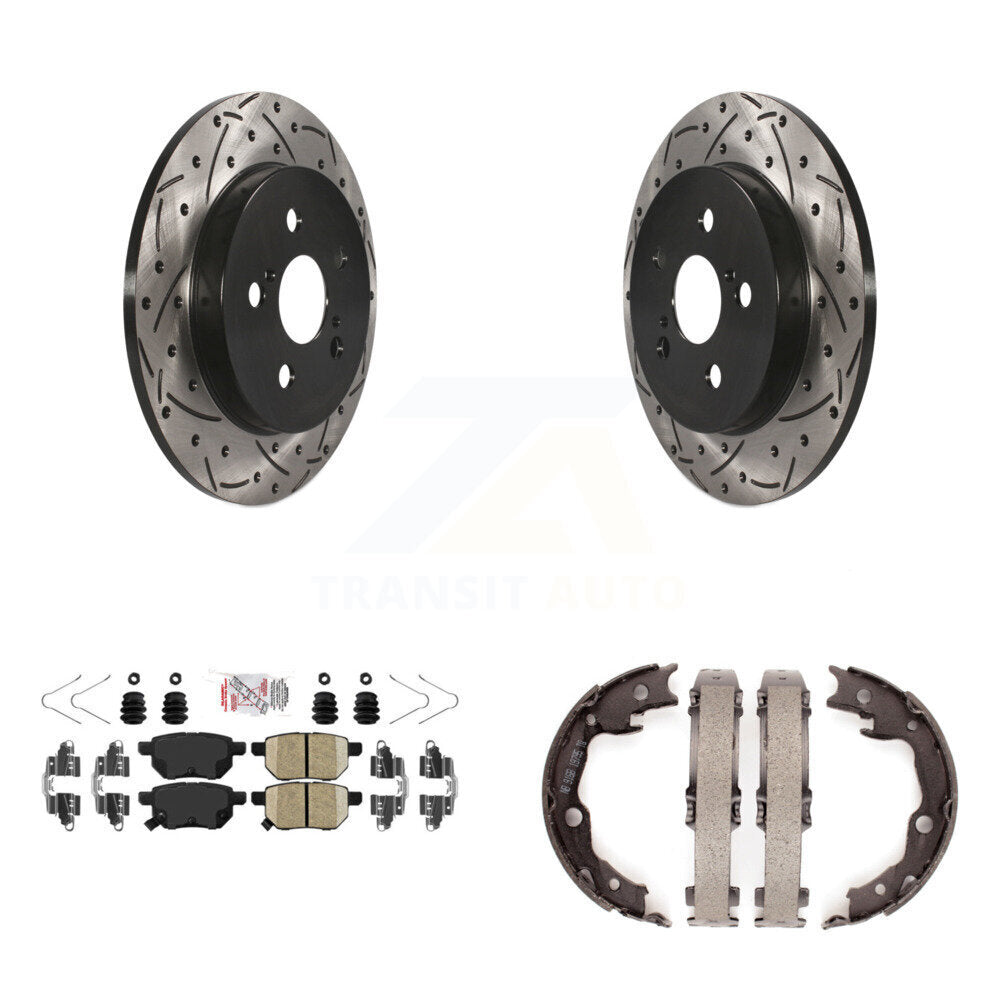Transit Auto KDA-103540 Disc Brake Kit for 2009-2012 Pontiac Vibe, Toyota Matrix - Rear product image