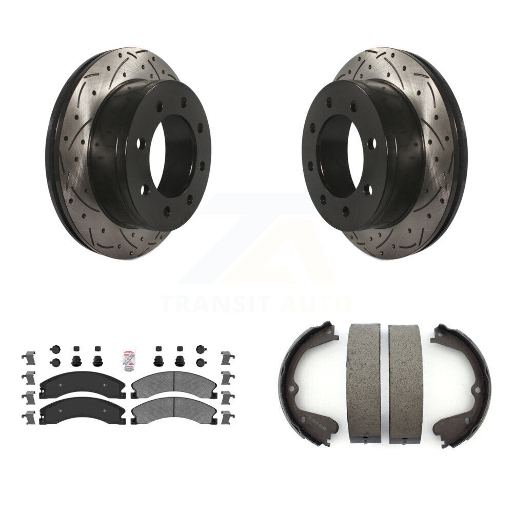 Transit Auto KDA-103543 Disc Brake Kit for 2010-2011 Chevrolet Express 4500 - Rear product image