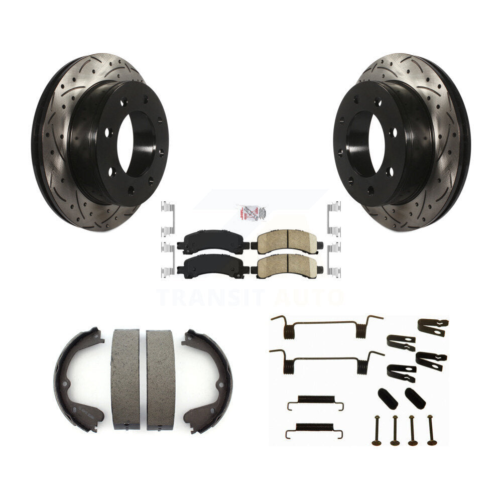 Transit Auto KDA-103552 Disc Brake Kit for 2008-2012 GMC Savana 3500 - Rear product image