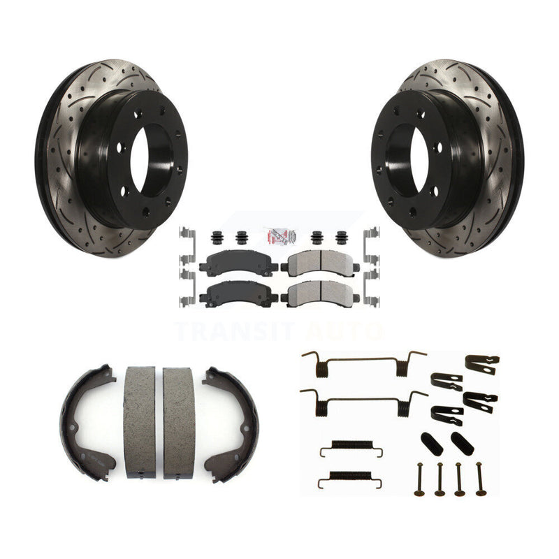 Transit Auto KDA-103553 Disc Brake Kit for 2008-2012 GMC Savana 3500 - Rear product image