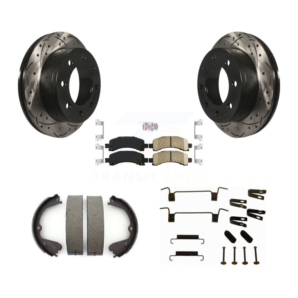 Transit Auto KDA-103554 Disc Brake Kit for 2012 GMC Savana 3500 - Rear product image