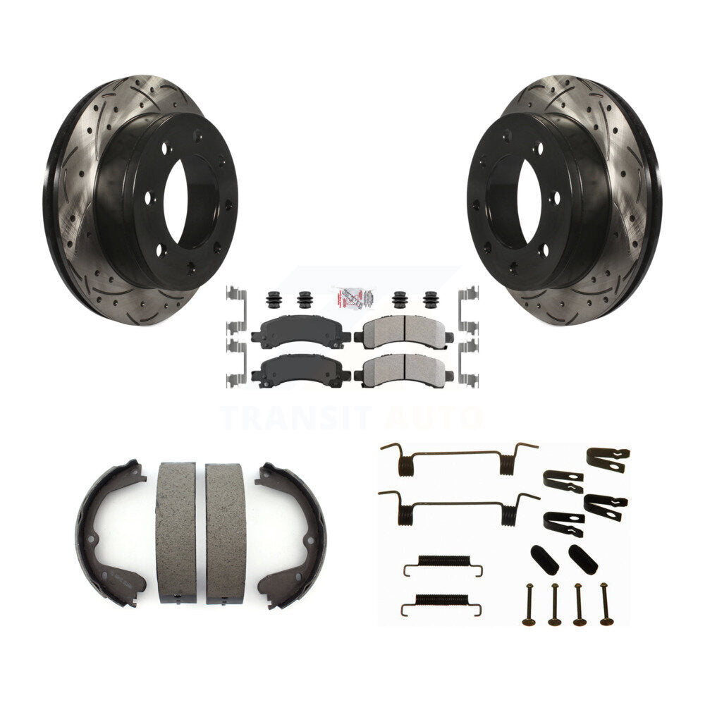 Transit Auto KDA-103555 Disc Brake Kit for 2012 GMC Savana 3500 - Rear product image