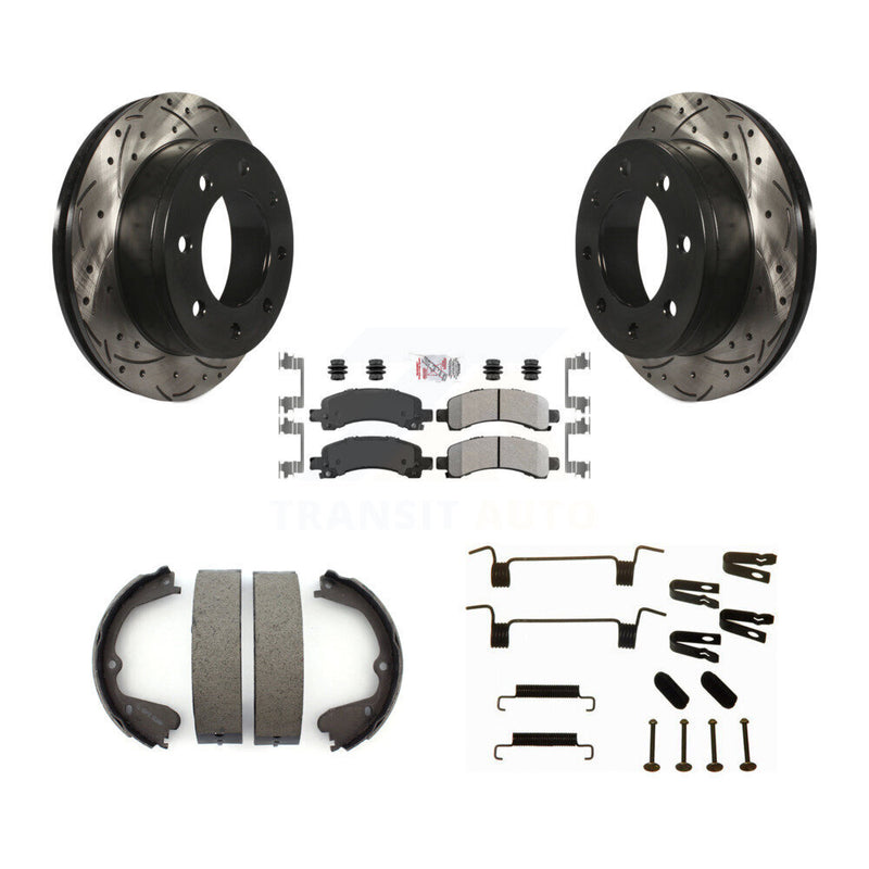 Transit Auto KDA-103555 Disc Brake Kit for 2012 GMC Savana 3500 - Rear product image