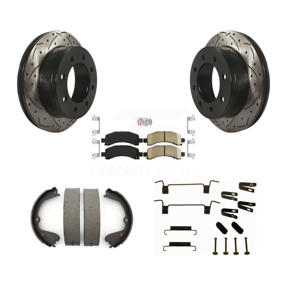 Transit Auto KDA-103556 Disc Brake Kit for 2008-2012 GMC Savana 3500 - Rear product image