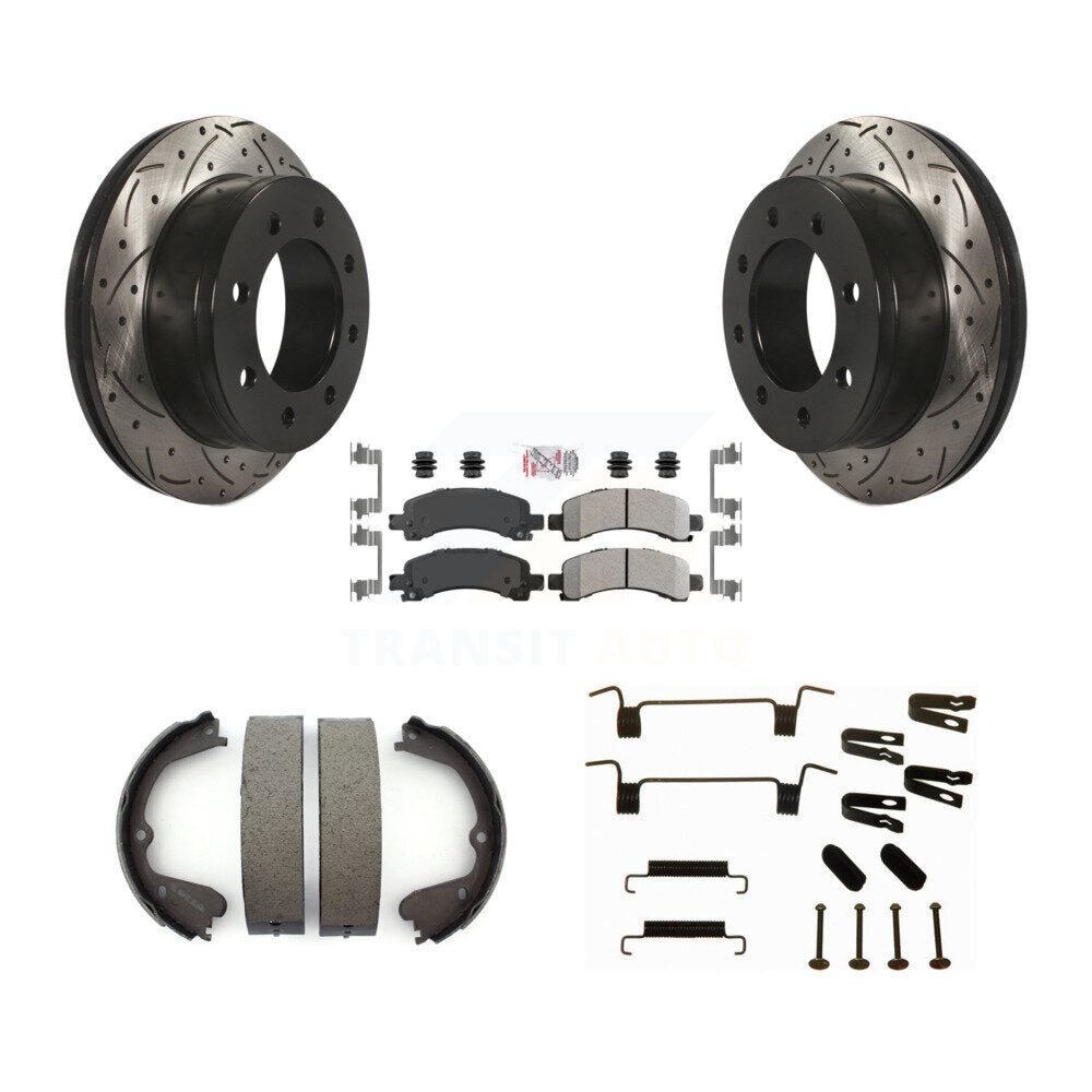 Transit Auto KDA-103557 Disc Brake Kit for 2008-2012 GMC Savana 3500 - Rear product image