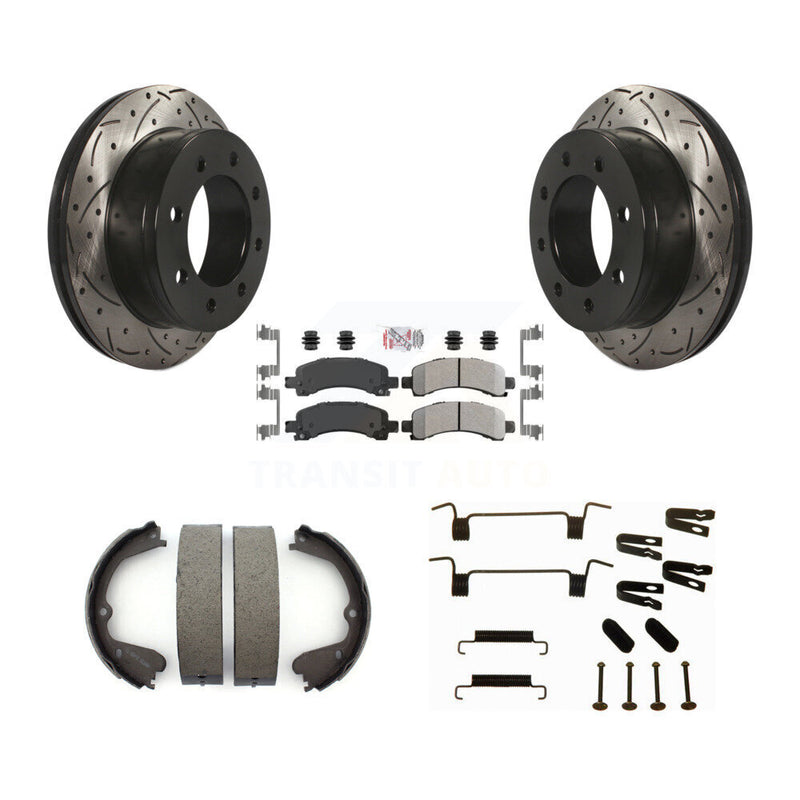 Transit Auto KDA-103557 Disc Brake Kit for 2008-2012 GMC Savana 3500 - Rear product image
