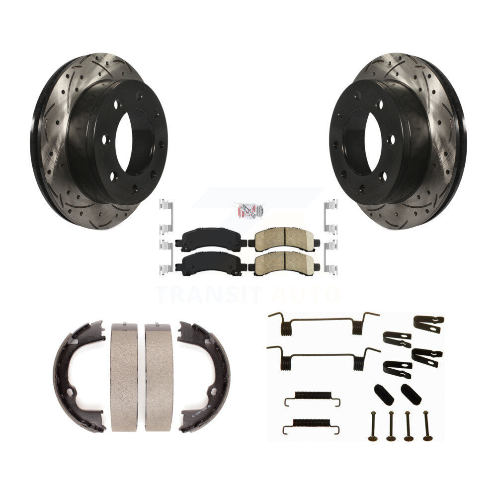 Transit Auto KDA-103558 Disc Brake Kit for 2009-2014 Chevrolet Express 3500, Chevrolet Express 2500, GMC Savana 2500 - Rear product image
