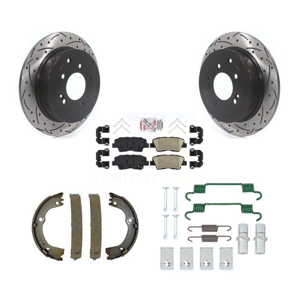 Transit Auto KDA-103560 Disc Brake Kit for 2016-2022 Hyundai Tucson, Kia Sportage - Rear product image