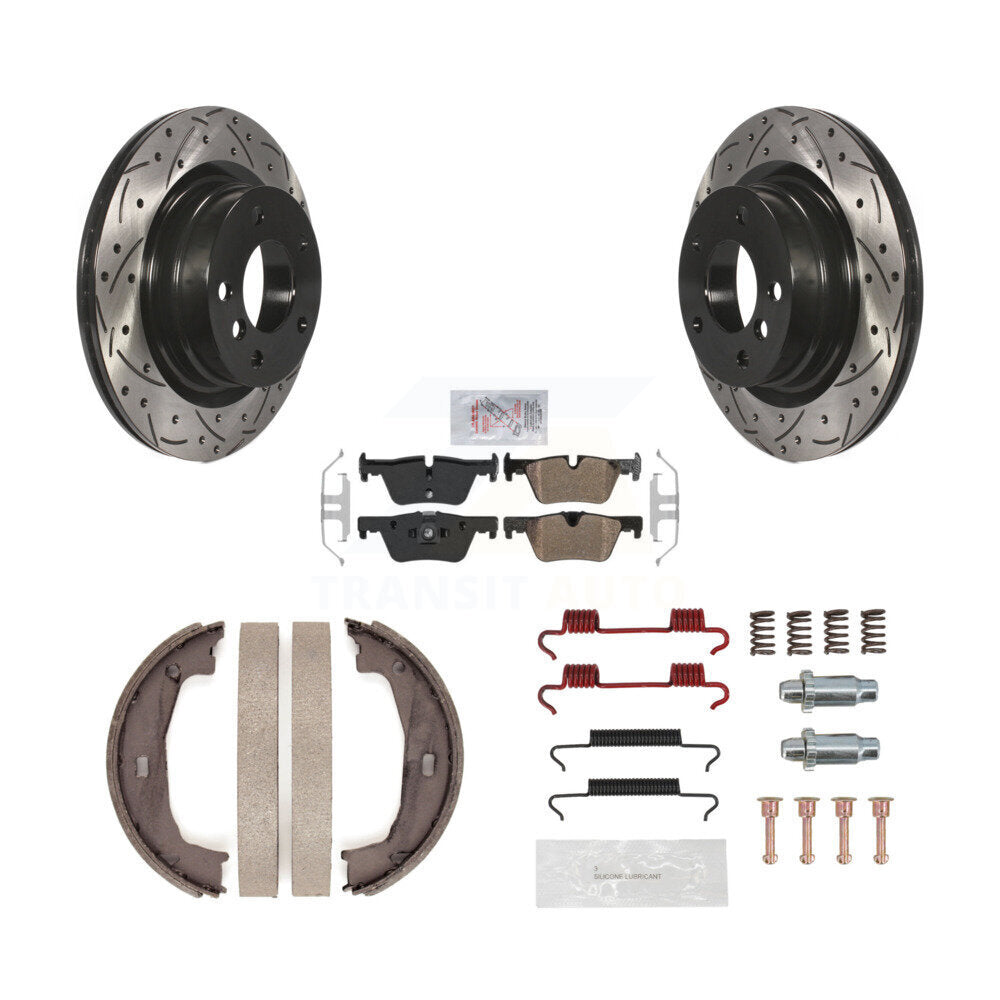 Transit Auto KDA-103568 Disc Brake Kit for 2013-2021 BMW 230i, BMW 230i xDrive, BMW 320i & more - Rear product image