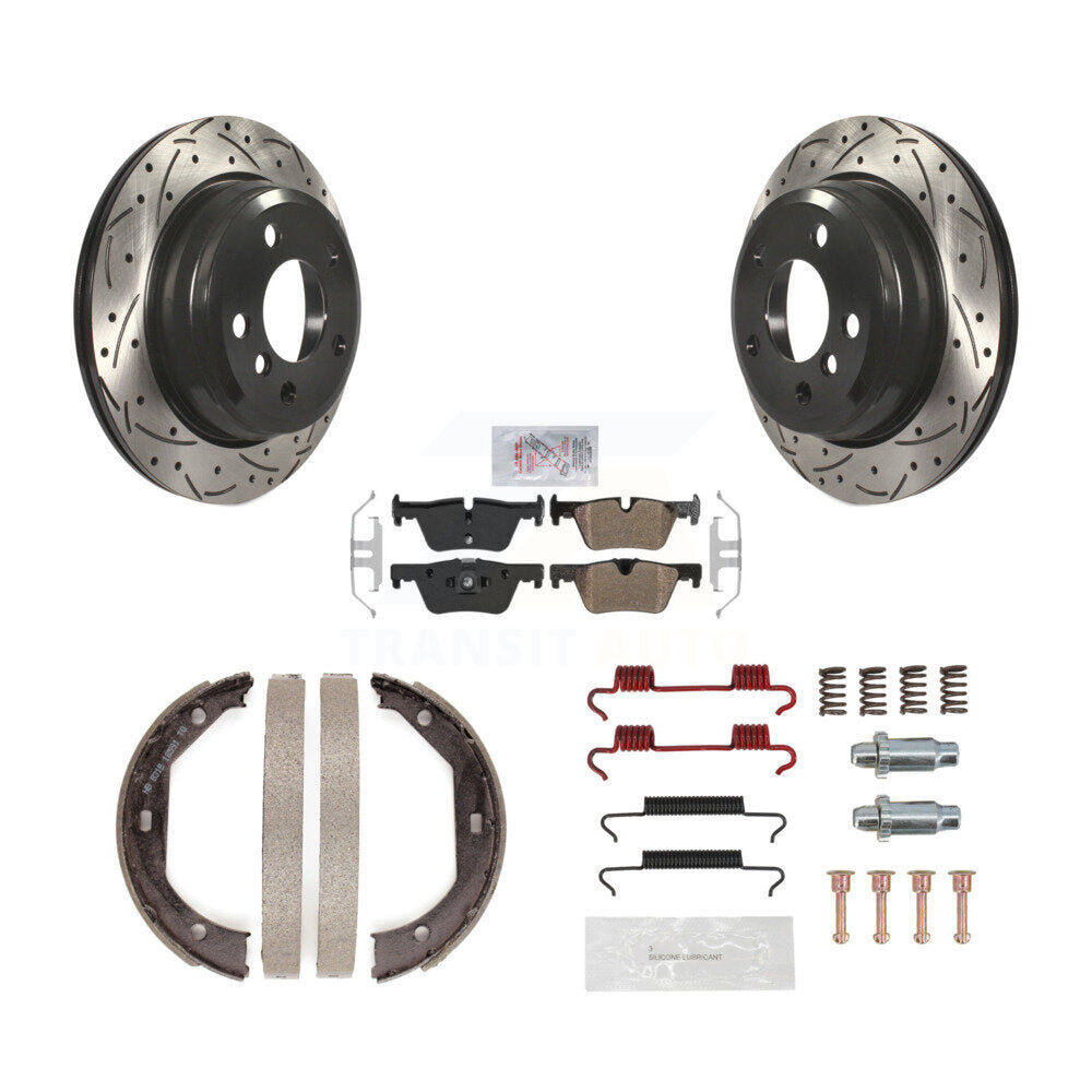 Transit Auto KDA-103569 Disc Brake Kit for 2015-2018 BMW 320i xDrive, BMW 428i xDrive, BMW 428i xDrive Gran Coupe - Rear product image