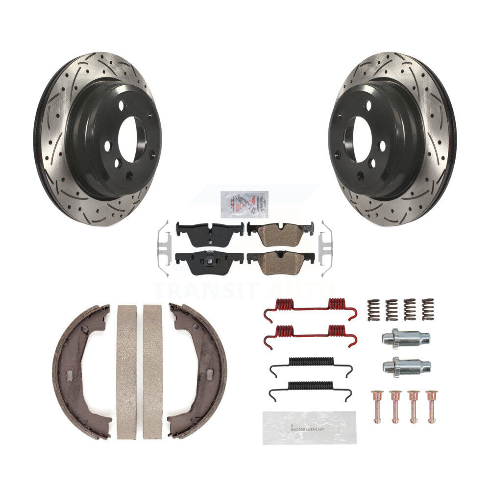 Transit Auto KDA-103570 Disc Brake Kit for 2013-2016 BMW 328i, BMW 428i, BMW 428i Gran Coupe & more - Rear product image