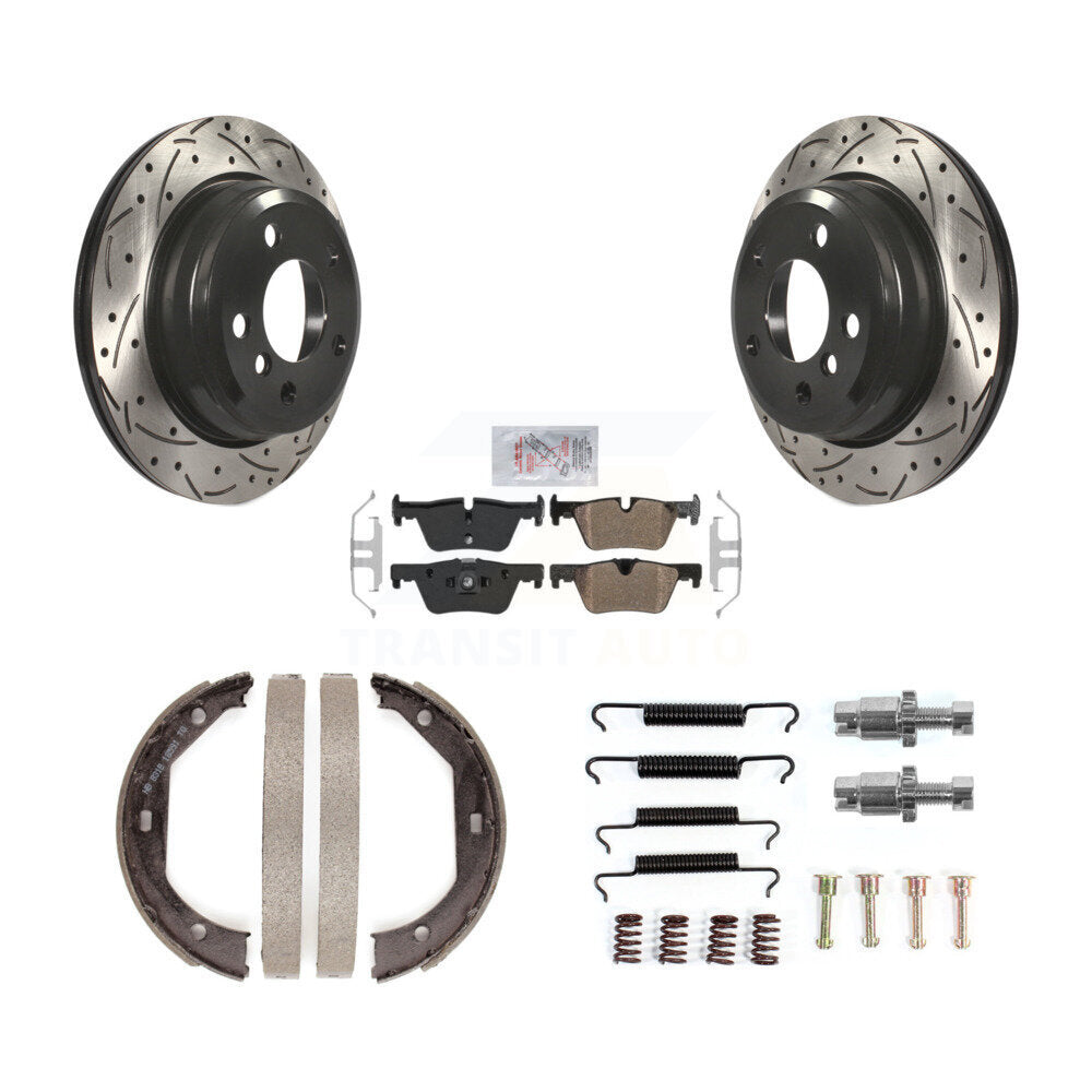 Transit Auto KDA-103571 Disc Brake Kit for 2013-2020 BMW 328d xDrive, BMW 330i, BMW 330i GT xDrive & more - Rear product image