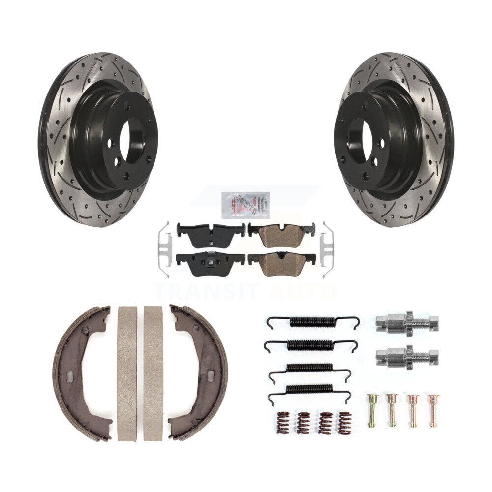 Transit Auto KDA-103574 Disc Brake Kit for 2015 BMW 328i - Rear product image